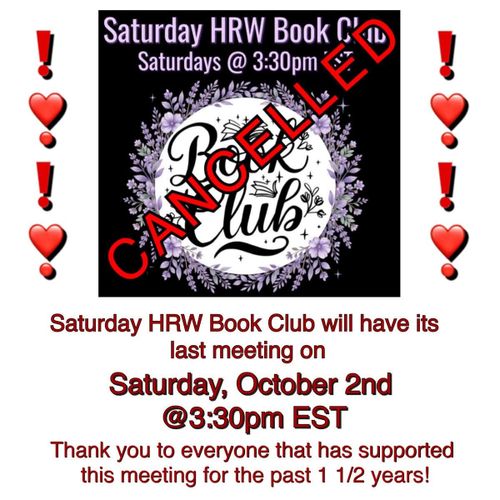 Saturday HRW Book Club