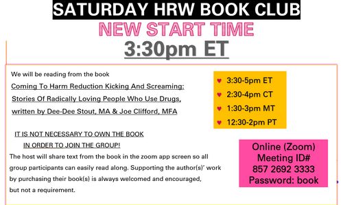 Saturday HRW Book Club 