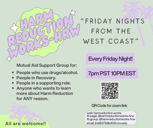 HRW Friday nights on the west coast 7pm PST 10PM EST 